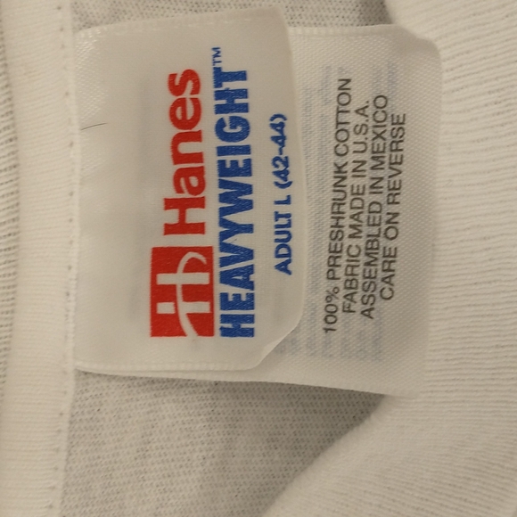 1947 Born T Shirt by Frances Meyer Inc Vintage 90's 100 Cotton Tee Single Stitch - Picture 5 of 5